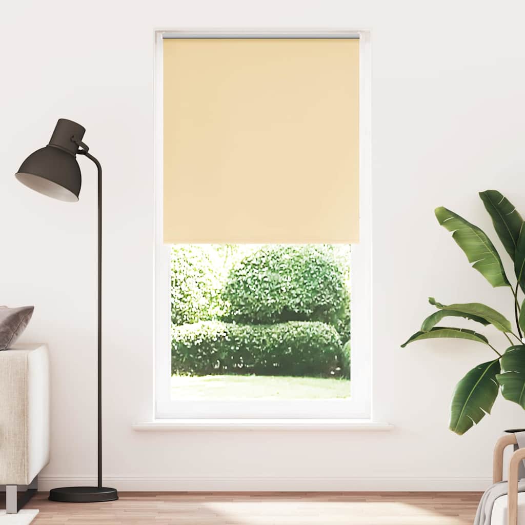 vidaXL Verdunkelungsrollo Beige 115x230 cm Stoffbreite 110,7 cm