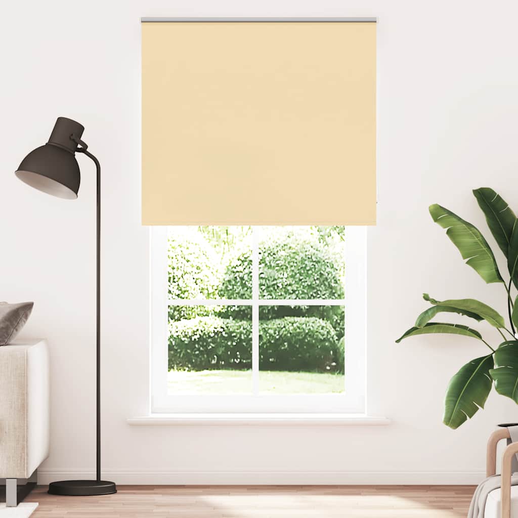 vidaXL Store occultant beige 140x230 cm Largeur du tissu 136,6 cm