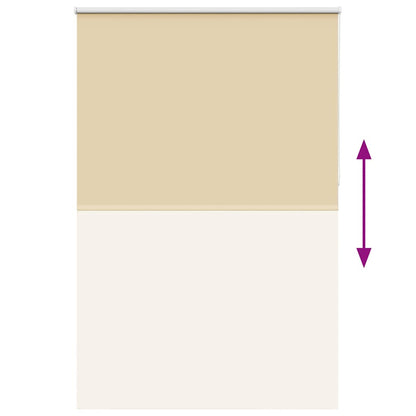 vidaXL Verdunkelungsrollo Beige 145x230 cm Stoffbreite 141,6 cm