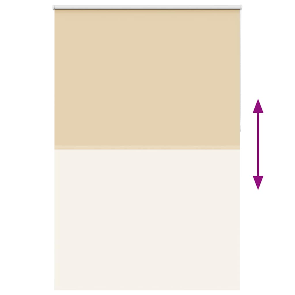 vidaXL Store occultant beige 150x230 cm largeur du tissu 146,6 cm