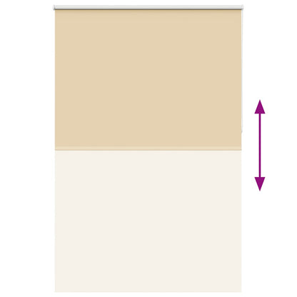 vidaXL Verdunkelungsrollo Beige 165x230 cm Stoffbreite 161,6 cm