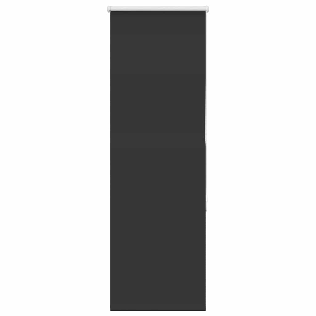 vidaXL Verdunkelungsrollo Schwarz 45x130 cm Stoffbreite 40,7 cm