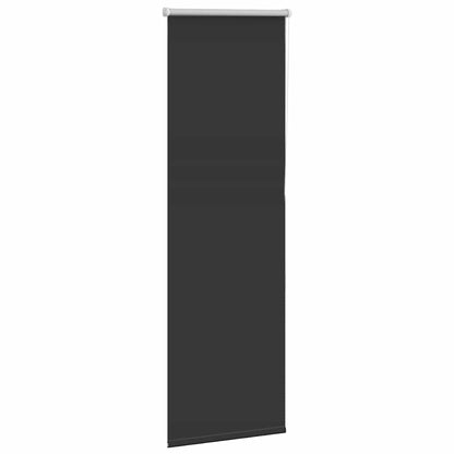 vidaXL Store occultant Noir 50x130 cm Largeur du tissu 45,7 cm