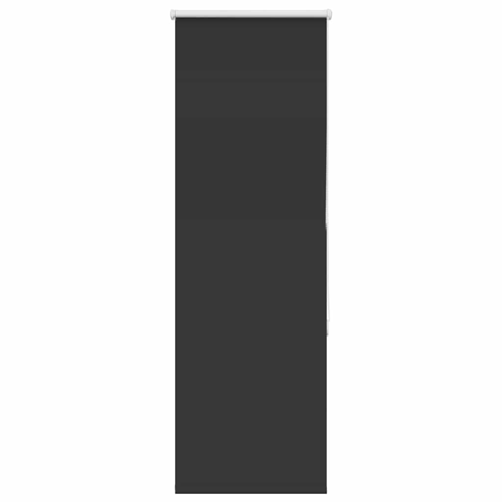vidaXL Verdunkelungsrollo Schwarz 60x130 cm Stoffbreite 55,7 cm