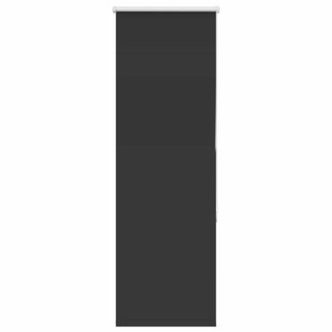 vidaXL Verdunkelungsrollo Schwarz 60x130 cm Stoffbreite 55,7 cm