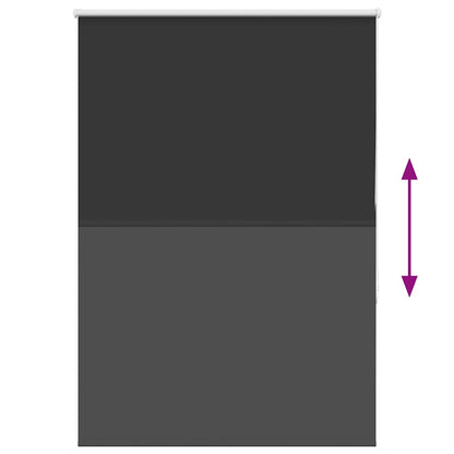 vidaXL Store occultant Noir 90x130 cm Largeur du tissu 85,7 cm