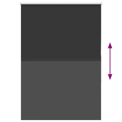 vidaXL Store occultant noir 95x130 cm Largeur du tissu 90,7 cm