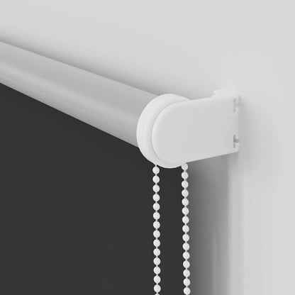 vidaXL Verdunkelungsrollo Schwarz 150x130 cm Stoffbreite 146,6 cm