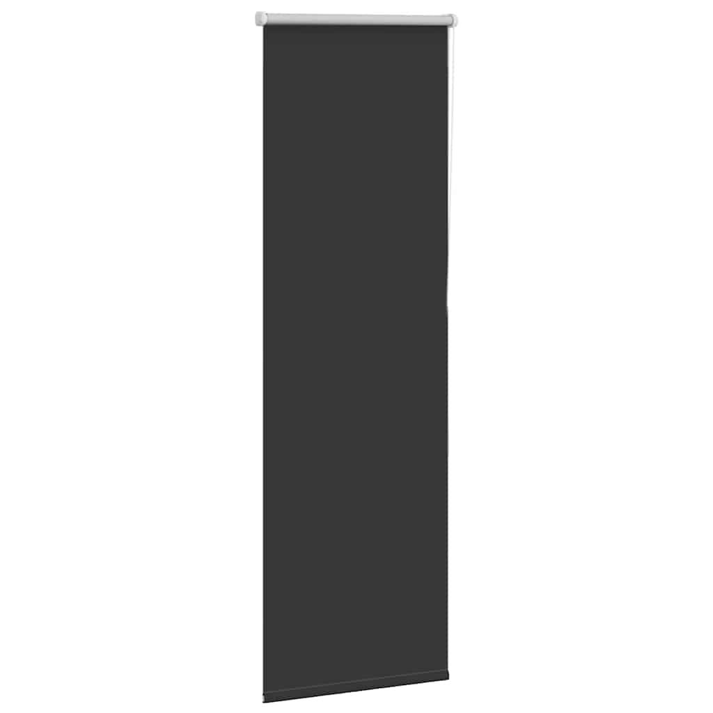 vidaXL Verdunkelungsrollo Schwarz 40x150 cm Stoffbreite 35,7 cm