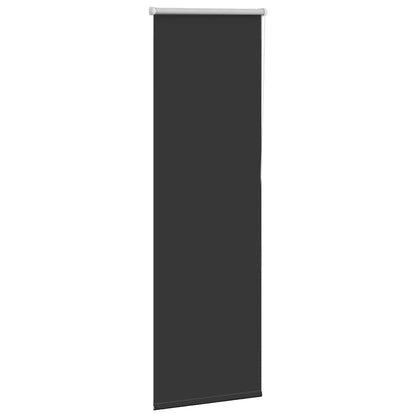 vidaXL Verdunkelungsrollo Schwarz 45x150 cm Stoffbreite 40,7 cm