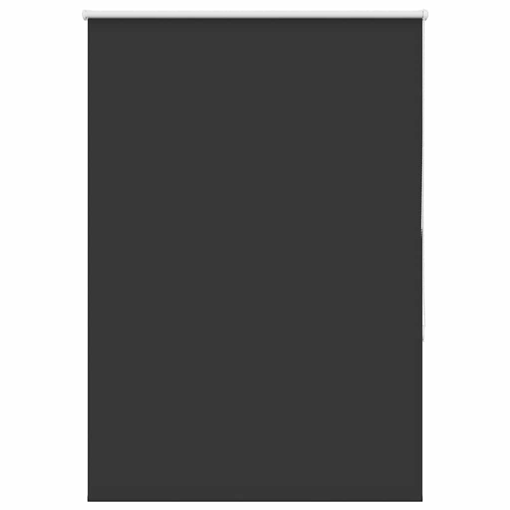 vidaXL Verdunkelungsrollo Schwarz 100x150 cm Stoffbreite 95,7 cm