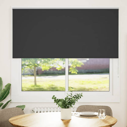 vidaXL Verdunkelungsrollo Schwarz 160x150 cm Stoffbreite 156,6 cm