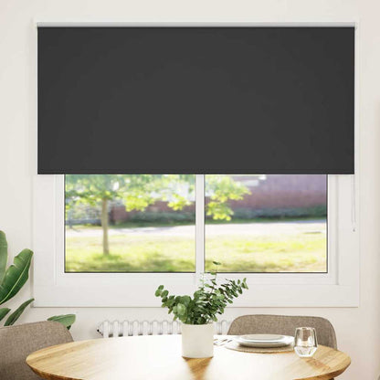 vidaXL Verdunkelungsrollo Schwarz 165x150 cm Stoffbreite 161,6 cm