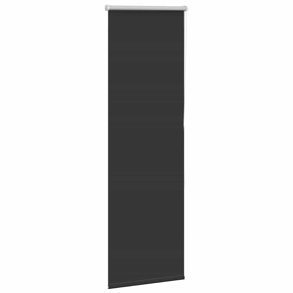 vidaXL Verdunkelungsrollo Schwarz 40x175 cm Stoffbreite 35,7 cm