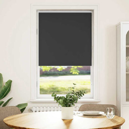 vidaXL Verdunkelungsrollo Schwarz 65x175 cm Stoffbreite 60,7 cm