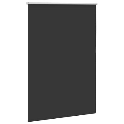 vidaXL Verdunkelungsrollo Schwarz 105x175 cm Stoffbreite 100,7 cm