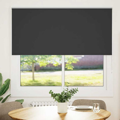 vidaXL Verdunkelungsrollo Schwarz 150x175 cm Stoffbreite 146,6 cm