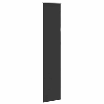 vidaXL Verdunkelungsrollo Schwarz 60x210 cm Stoffbreite 55,7 cm