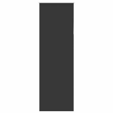 vidaXL Verdunkelungsrollo Schwarz 65x210 cm Stoffbreite 60,7 cm