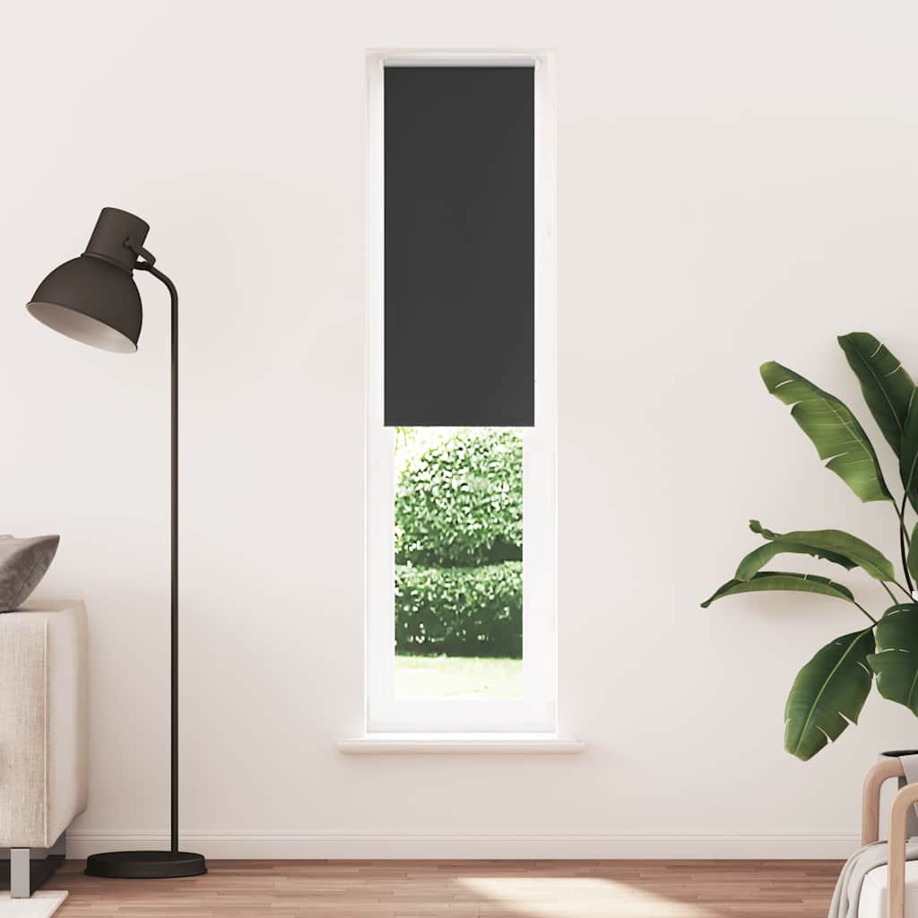 vidaXL Store occultant noir 60x230 cm Largeur du tissu 55,7 cm