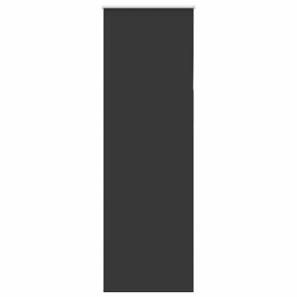 vidaXL Verdunkelungsrollo Schwarz 80x230 cm Stoffbreite 75,7 cm