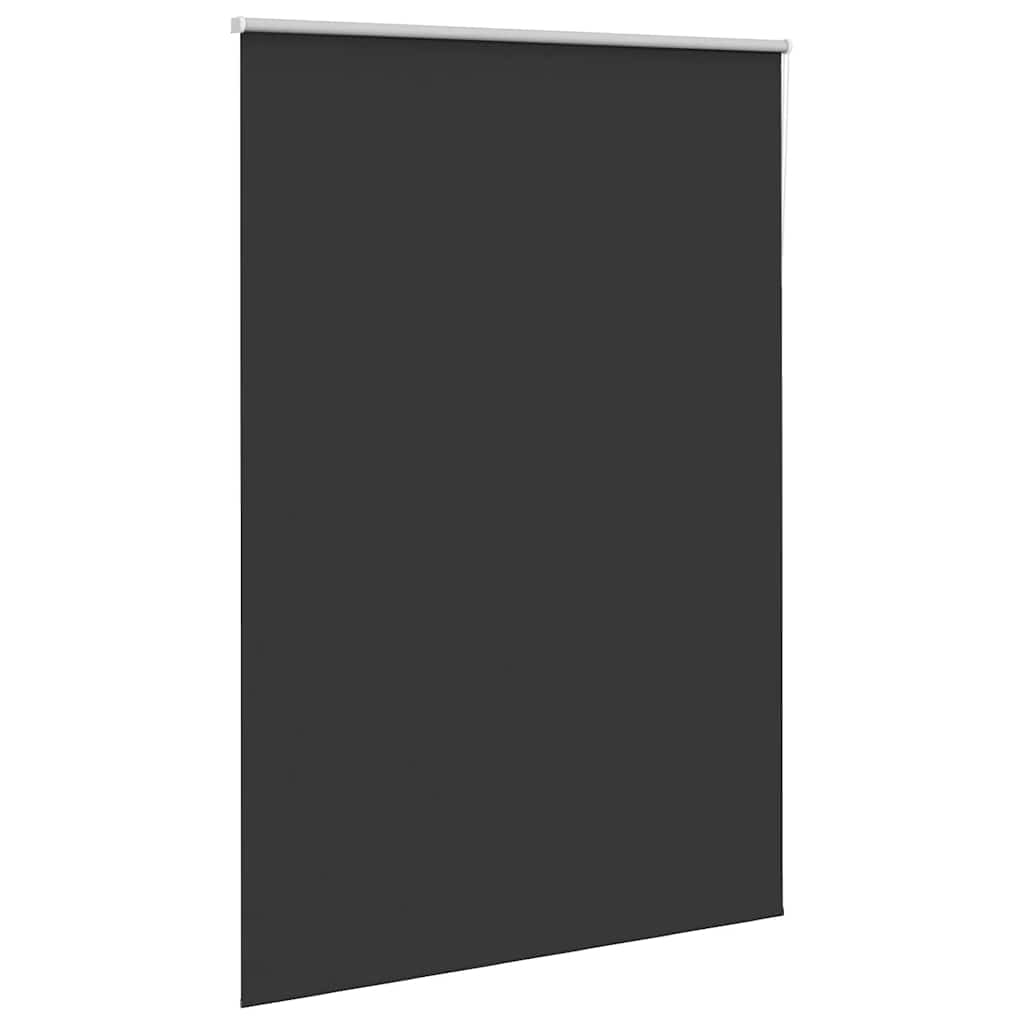 vidaXL Verdunkelungsrollo Schwarz 160x230 cm Stoffbreite 156,6 cm