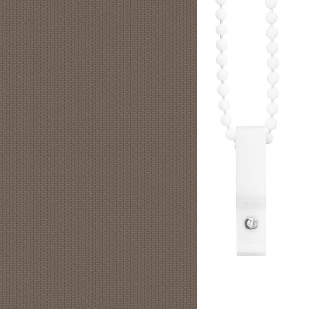 vidaXL Verdunkelungsrollo Kaffeebraun 55x130cm Stoffbreite 50,7 cm