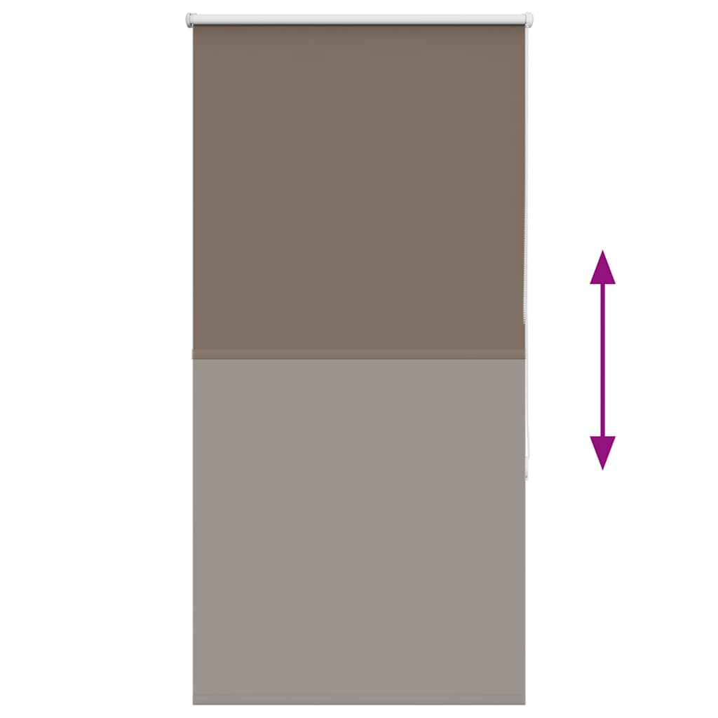 vidaXL Verdunkelungsrollo Kaffeebraun 65x130cm Stoffbreite 60,7 cm
