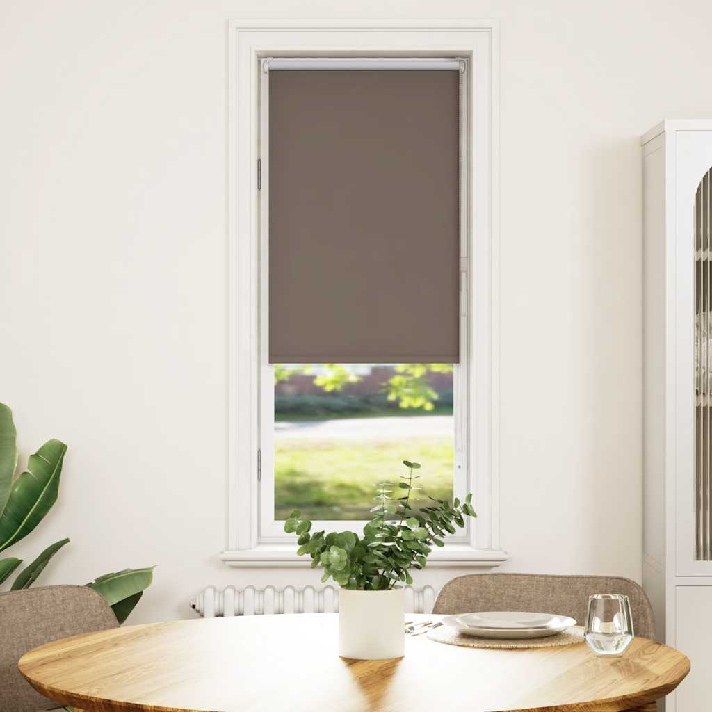 vidaXL Verdunkelungsrollo Kaffeebraun 40x150cm Stoffbreite 35,7 cm