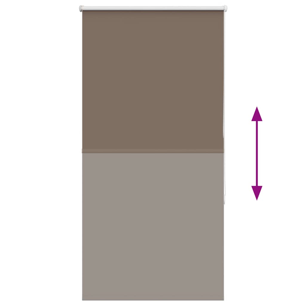 vidaXL Verdunkelungsrollo Kaffeebraun 75x150cm Stoffbreite 70,7 cm