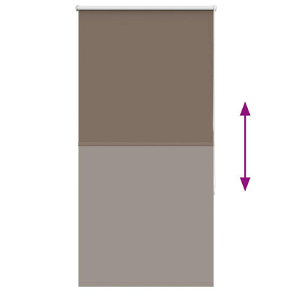vidaXL Store occultant marron café 80x150cm Largeur de tissu 75,7 cm