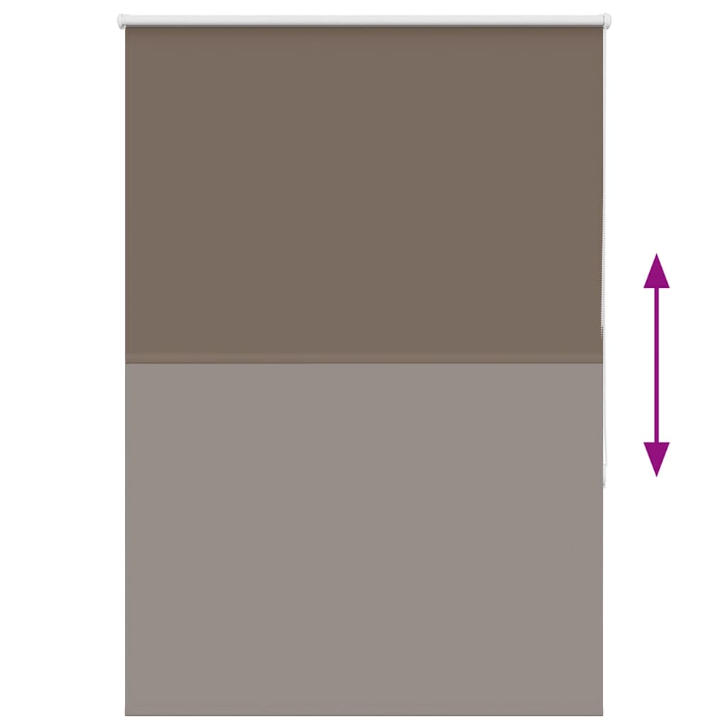 vidaXL Store occultant marron café 90x150cm Largeur de tissu 85,7 cm