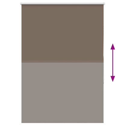 vidaXL Store occultant marron café 105x150 cm Largeur du tissu 100,7 cm