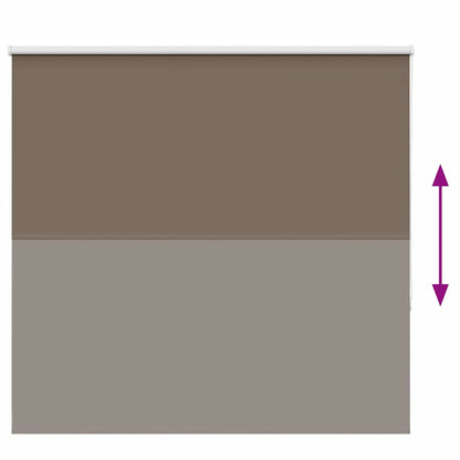 vidaXL Store occultant marron café 160x150 cm Largeur du tissu 156,6 cm