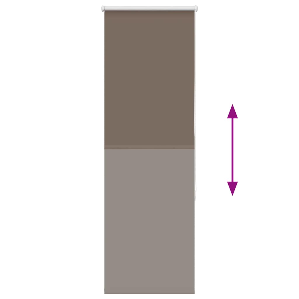 vidaXL Verdunkelungsrollo Kaffeebraun 60x175cm Stoffbreite 55,7 cm