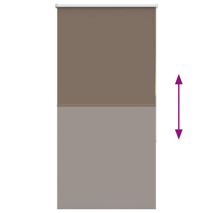 vidaXL Store occultant marron café 65x175 cm Largeur du tissu 60,7 cm