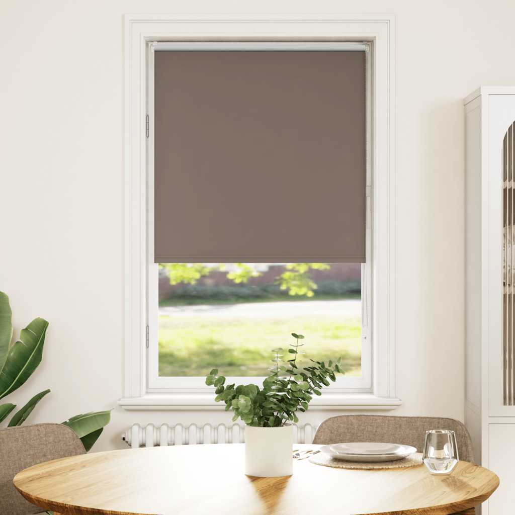 vidaXL Store occultant marron café 65x175 cm Largeur du tissu 60,7 cm