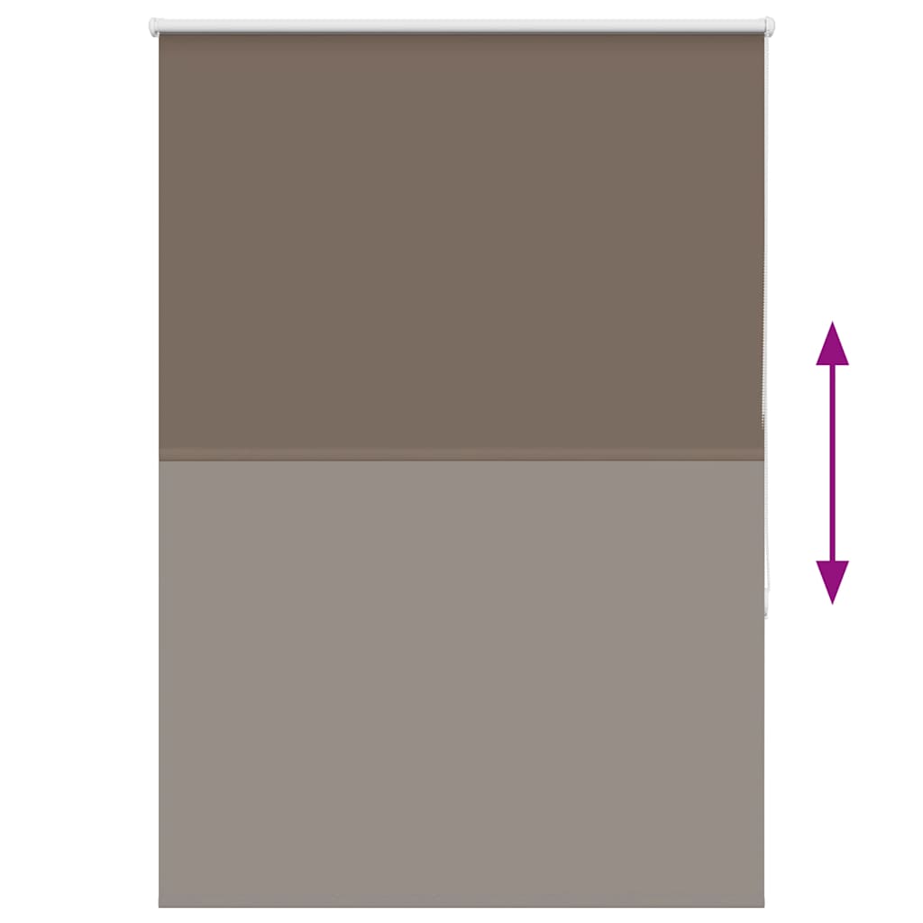 vidaXL Store occultant marron café 90x175cm Largeur du tissu 85,7 cm