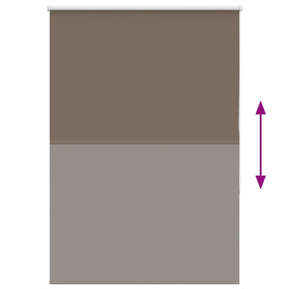 vidaXL Store occultant marron café 100 x 175 cm, largeur de tissu 95,7 cm