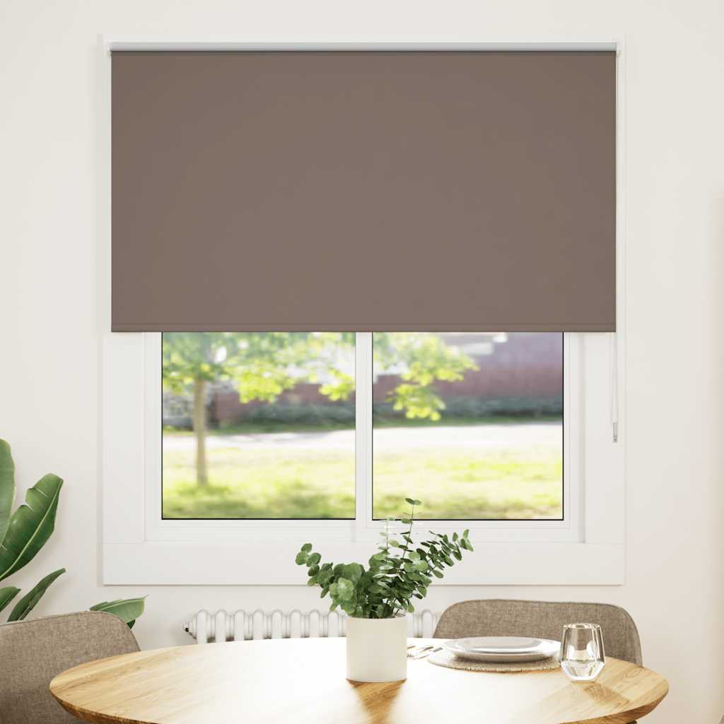 vidaXL Store occultant marron café 135x175 cm Largeur du tissu 131,6 cm