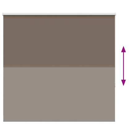 vidaXL Verdunkelungsrollo Kaffeebraun 150x175 cm Stoffbreite 146,6 cm