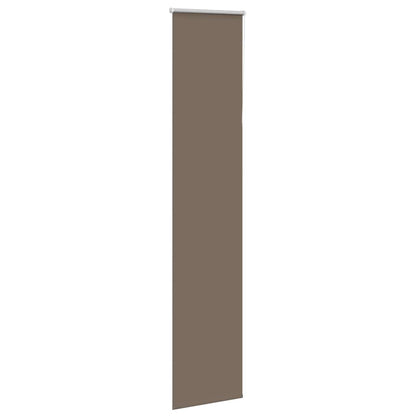 vidaXL Store occultant marron café 40x210 cm Largeur du tissu 35,7 cm