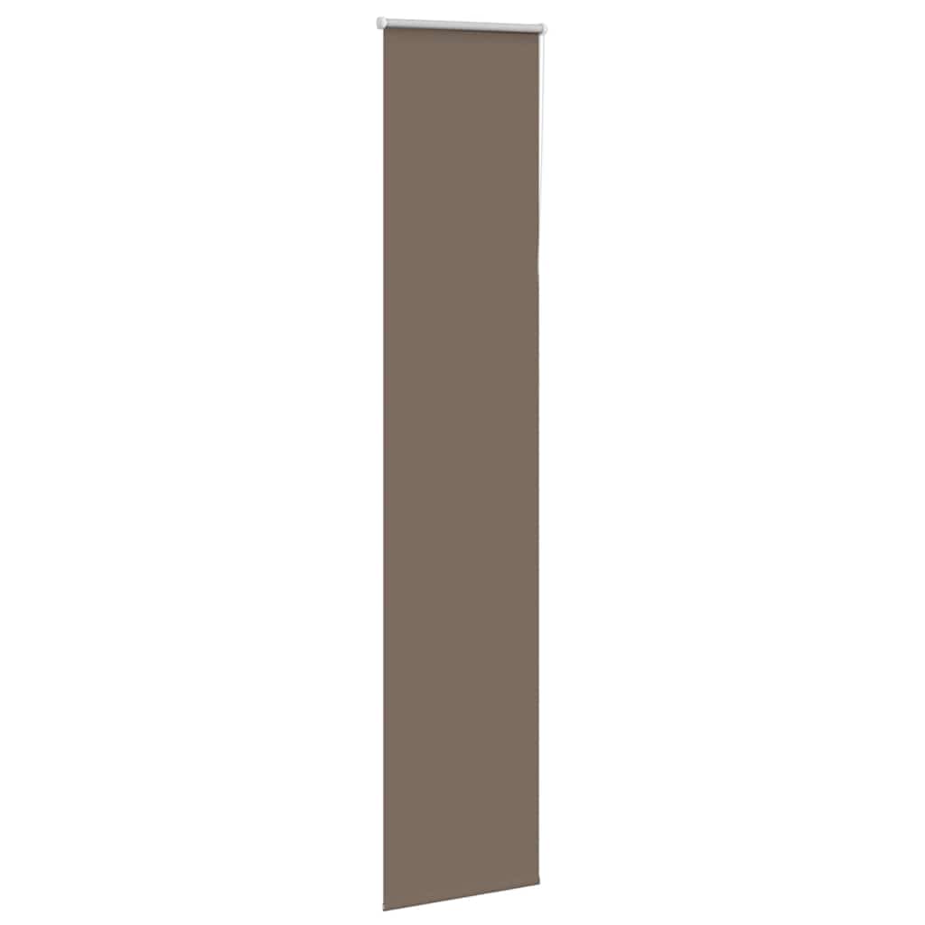 vidaXL Verdunkelungsrollo Kaffeebraun 55x210cm Stoffbreite 50,7 cm