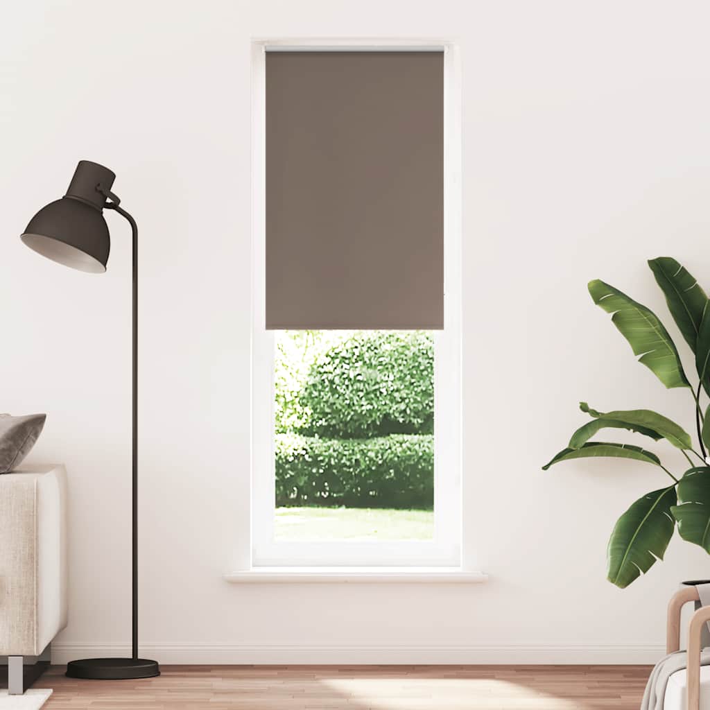 vidaXL Store occultant marron café 85x210cm largeur du tissu 80,7 cm