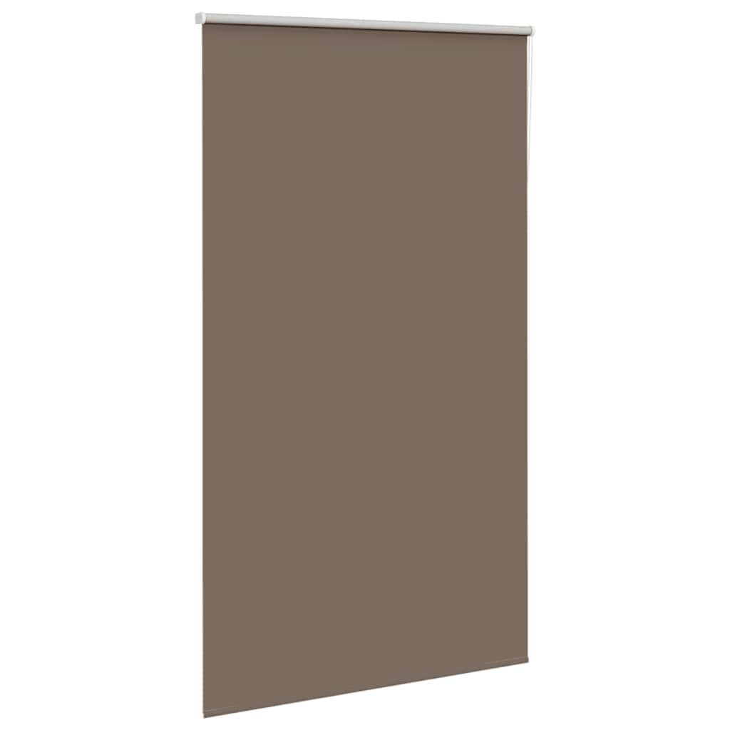 vidaXL Verdunkelungsrollo Kaffeebraun 125x210 cm Stoffbreite 121,6 cm