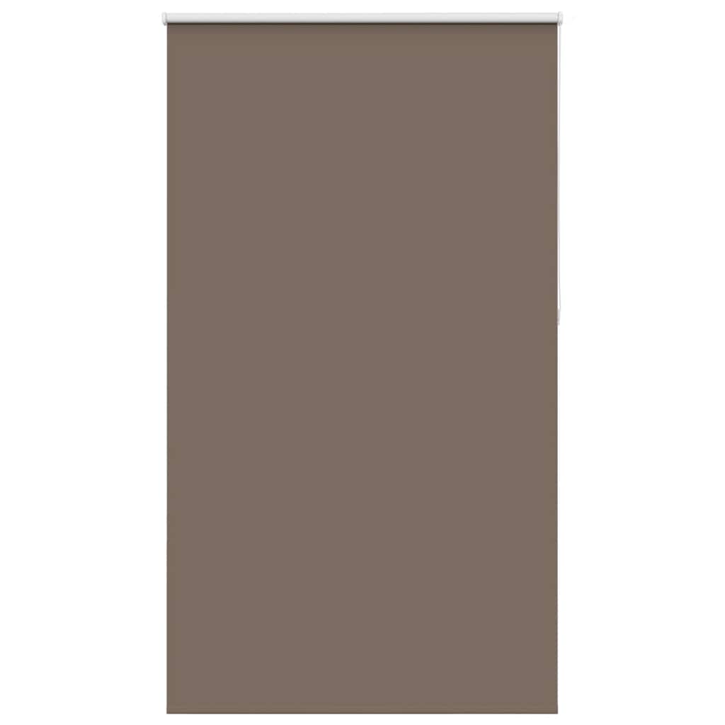 vidaXL Verdunkelungsrollo Kaffeebraun 130x210 cm Stoffbreite 126,6 cm