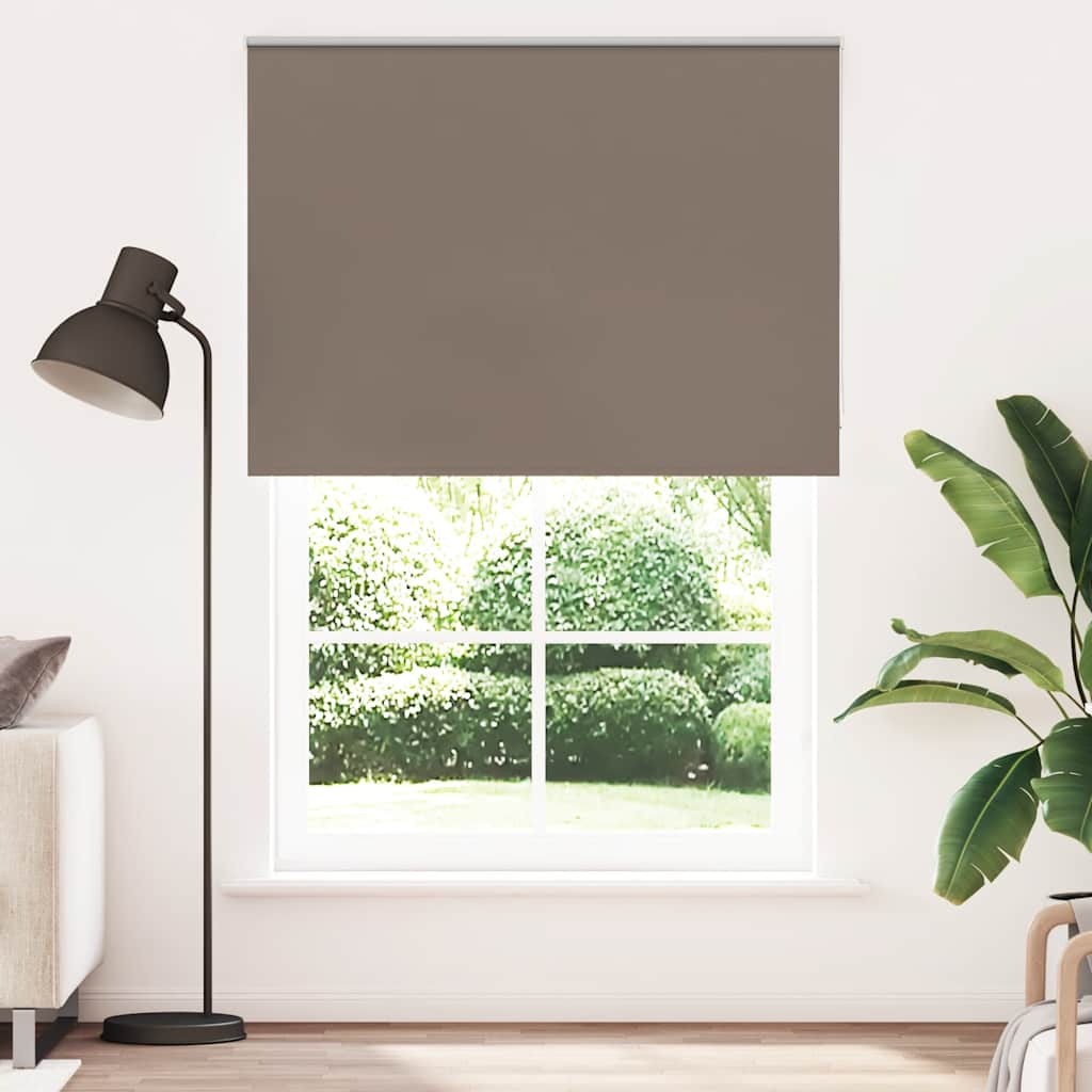 vidaXL Store occultant marron café 145x210 cm Largeur du tissu 141,6 cm