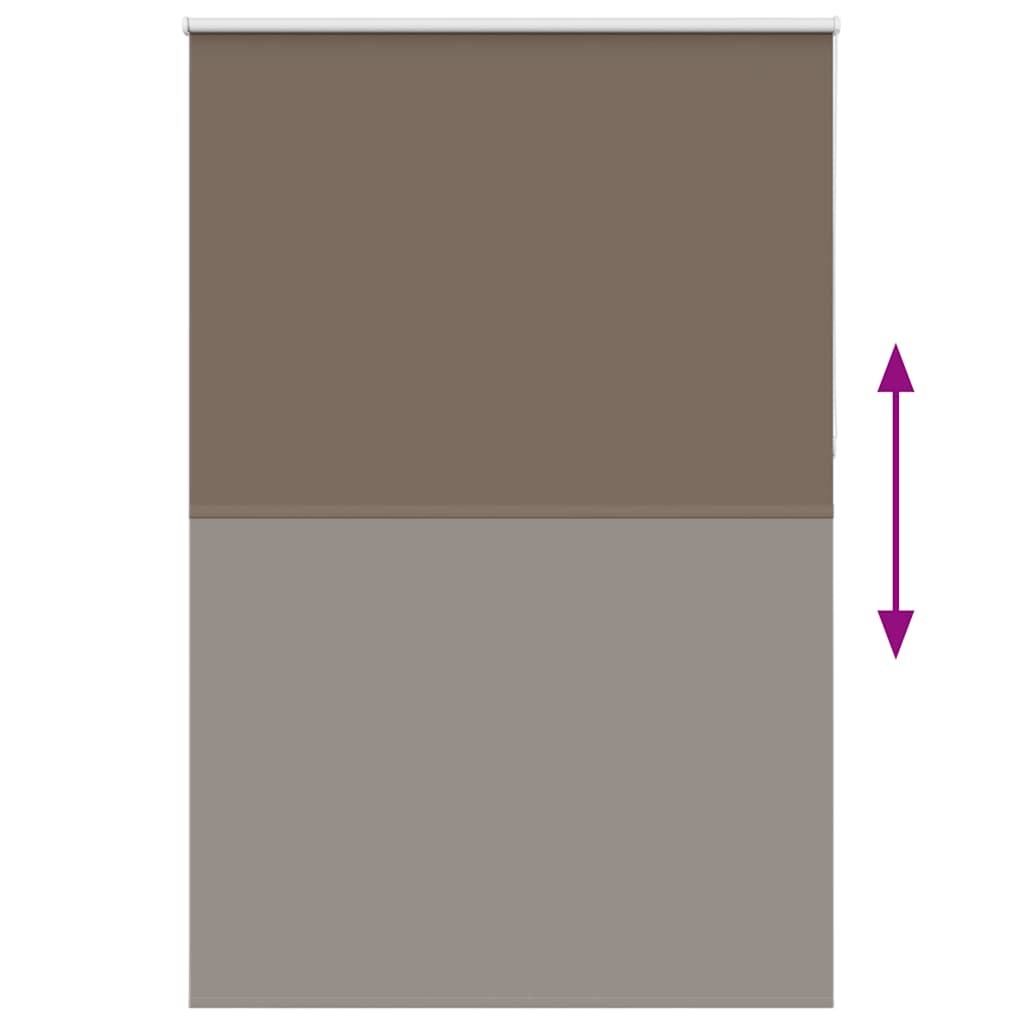 vidaXL Verdunkelungsrollo Kaffeebraun 150x210cm Stoffbreite 146,6 cm
