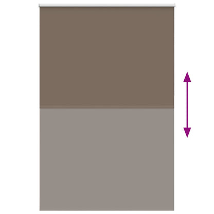 vidaXL Verdunkelungsrollo Kaffeebraun 150x210cm Stoffbreite 146,6 cm