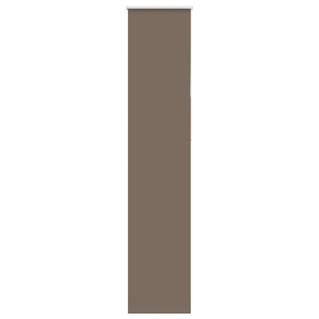 vidaXL Store occultant marron café 55x230 cm Largeur du tissu 50,7 cm